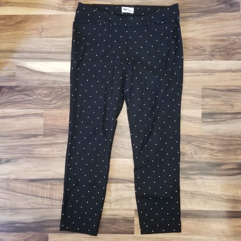 Pixie Polka Dot Cropped Skinny Pants - Picture 2 of 7